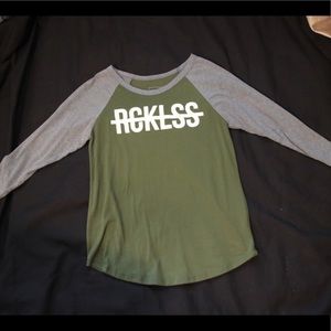Young and Reckless 3/4 sleeve tee